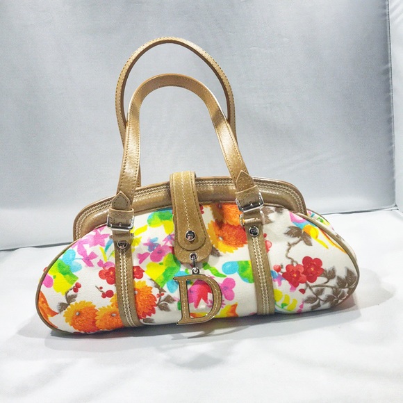 Authentic Christian Dior Floral Detective Bag NWOT - Picture 1 of 8